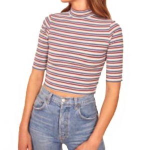 Reformation Tara Crop Top in Santa Monica sz XS/S